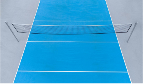 outdoor volleyball court